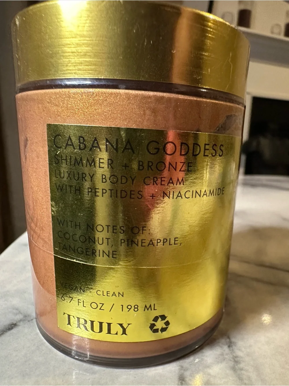 TRULY Cabana Goddess Shimmer + Bronze Body Cream - Gold & Bronze
